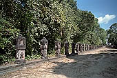 Preah Khan temple - the lantern causeway that leads to the east entrance.